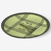 キスミー私はアイルランド語 – 緑のゲーター自然写真 ペーパープレート (アングル)