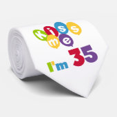 キスミー私は35の誕生日TシャツとGIfts ネクタイ (ロール)