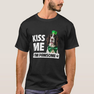 キスミーI mポーソームイングリッシュスリンガースパニエル犬セントパ Tシャツ