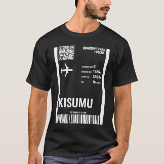 キスム ケニア 搭乗券 航空券 旅行 Tシャツ