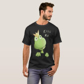 キスメカガエルとクラウンカエル王子扇 Tシャツ (正面フル)