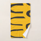 キスメットイエロー バスタオルセット (ハンドタオル)