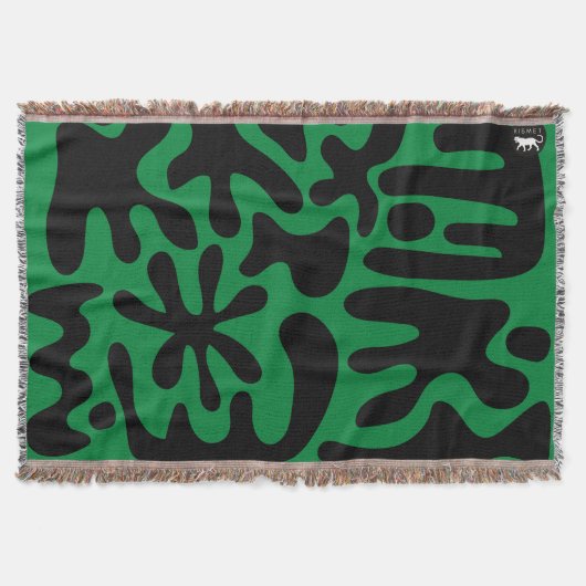 キスメットグリーン スローブランケット (正面)