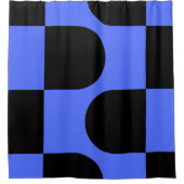 キスメットシティブルー シャワーカーテン (正面)