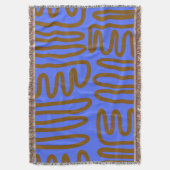 キスメットブラウン波 スローブランケット (正面縦)