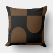 キスメットブラック&ホワイト クッション (正面)