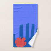 キスメットブルー バスタオルセット (ハンドタオル)