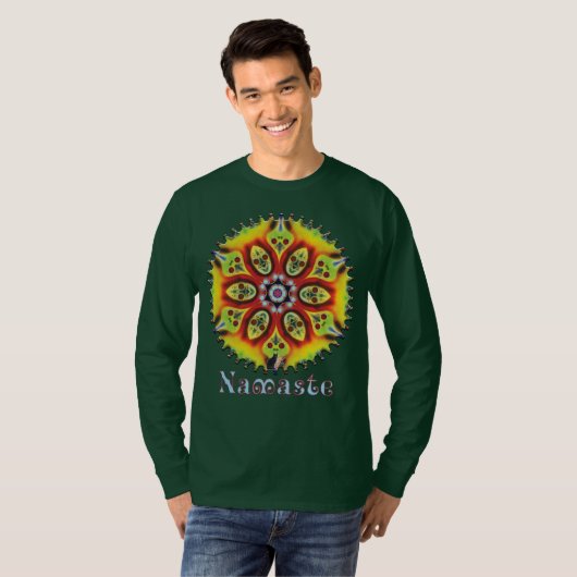 キスメット・ナマステ・万華鏡Tシャツ Tシャツ (正面フル)