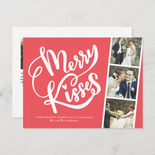 キスメリーの新婚クリスマスありがとう シーズンポストカード (正面/裏面)