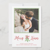 キスメリーの新婚ミスタントーのクリスマスフォト シーズンカード (正面)