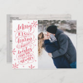 キスメリーの暖かい願い写真の日付を保存 案内ポストカード (正面/裏面)