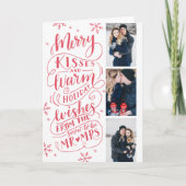 キスメリーの温救かい願い日付3写真折り畳み シーズンカード (正面)