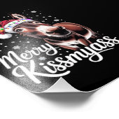 キスメリースミャスドンキー皮肉クリスマスパジャおもしろいマ フォトプリント            (角)