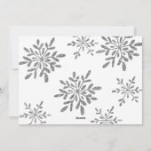 キスメリータイポグラフィクリスマスフルブリードフォト シーズンカード (裏面)