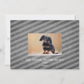 キスメリーホリデーウィーズタイポグラフィスノーフォト シーズンカード (裏面)