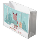 キスメリームースクリスマス ラージペーパーバッグ (正面アングル)
