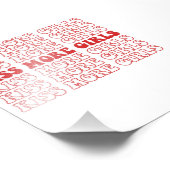 キスモアガールズレズビセクシュアルLGBTQプライド月 フォトプリント            (角)