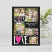 キスラブハグバレンタインデー写真コラージカード シーズンカード (スタンド正面)