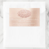 キスリップグリッターメイクアップ金ゴールドコンフェットマイクロブレイディング 長方形シール (バッグ)