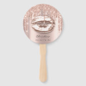 キスリップスウィート16thブライダルシャワーバラスパークリー ハンドファン (正面)