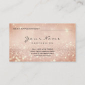 キスリップピンクメイクアップアーティスト美しいグリッタースパーク 予約カード (裏面)