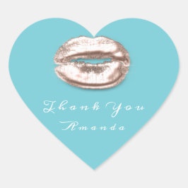 キスリップブルーホワイトローズメイクアップブライダル感謝してい16  ハートシール