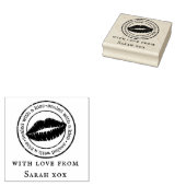 キスリッププリントゴムカスタムスタンプでシール ラバースタンプ (押印)