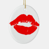 キスリップ赤い口紅ラブパッションバレンタイン セラミックオーナメント (右)