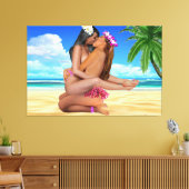 キスレスリング キャンバスプリント (インサイチュ (リビング))