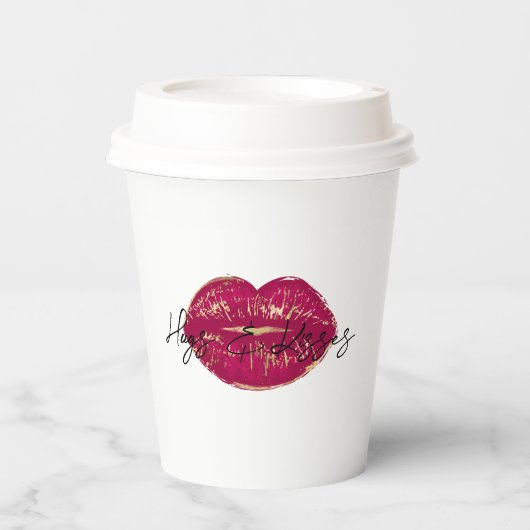 キスレッドリップ 紙コップ (正面)