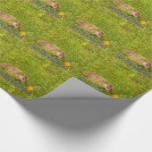 キス今日はグラウンドホッグ。狂犬病の紙 ラッピングペーパー (角)