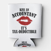 キス会計士おもしろいCPA 缶クーラー (正面)