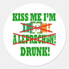 キス俺はアイルランド人だレプレ飲チョーン！ ラウンドシール