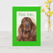 キス俺もアイルランド人だ！ カード (黄色い花)