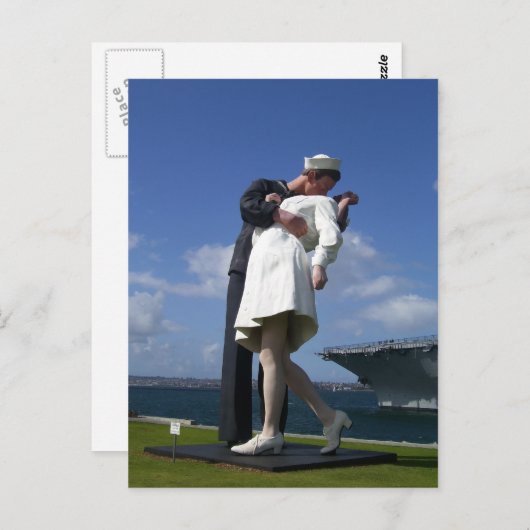 キス像 ポストカード (正面/裏面)