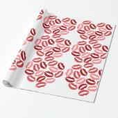 キス光沢ラッピング紙 ラッピングペーパー (アンロールド)