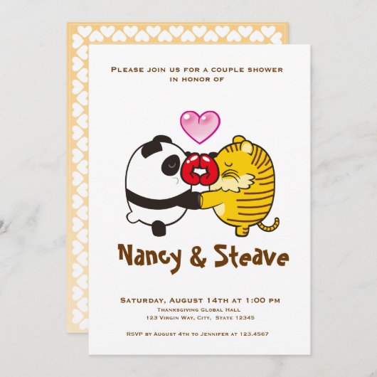 キス動物園 招待状 (正面/裏面)