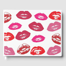 キス可能な唇キスをする(唇、赤、ピンク) ゲストブック