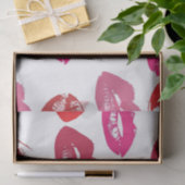 キス可能な唇キスをする（唇、赤、ピンク） 薄葉紙 (ギフト)