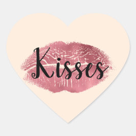 キス唇 ハートシール