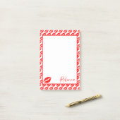 キス唇 ポストイット (デスク上)