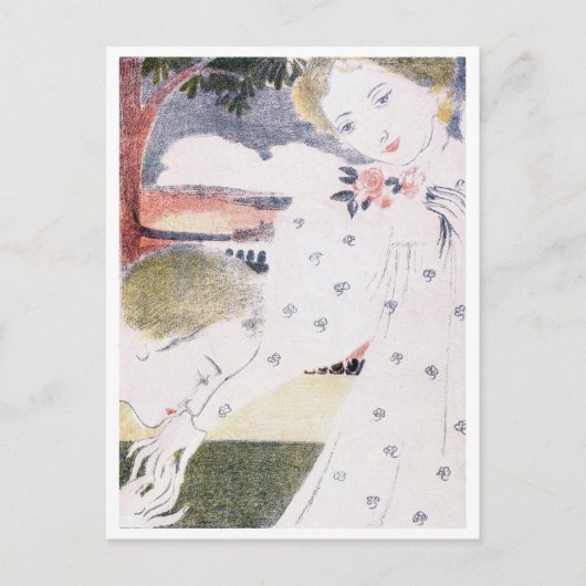 キス彼女の手,モーリス・デニス ポストカード (正面)