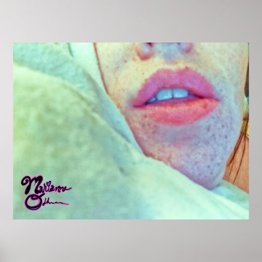 キス心地よい写真芸術プリント ポスター (正面)
