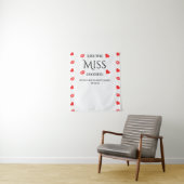 キス恋しく思ザGoodbyeバチェロレッテ背景 タペストリー (インサイチュ)