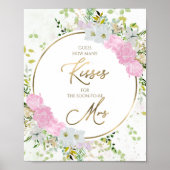 キス数のブライダルシャワー記号 ポスター (正面)