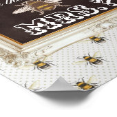 キス数ブライダルシャワーのゲームバックの背景 ポスター (角)