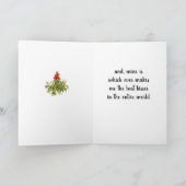 **キス最高のサーが爪先立ちで私に会う** カード (内部)