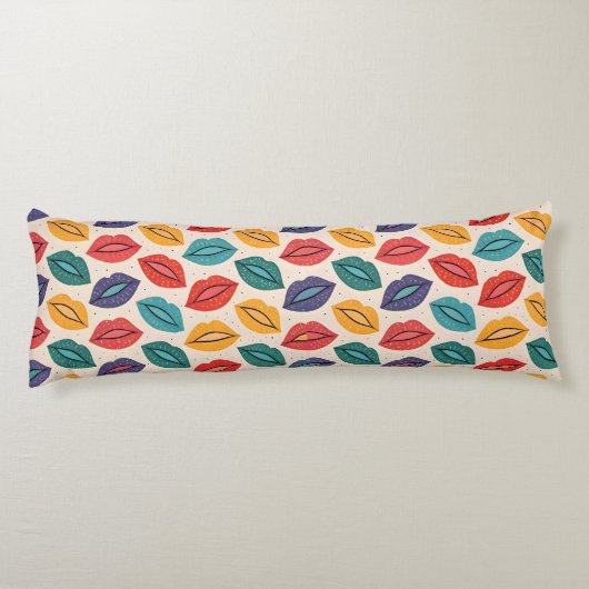 キス柄 ボディピロー (裏面)
