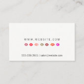 キス染色 | 組み合わせメイクアップブラシ 名刺 (裏面)