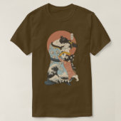 キス浮世絵 Tシャツ (デザイン正面)